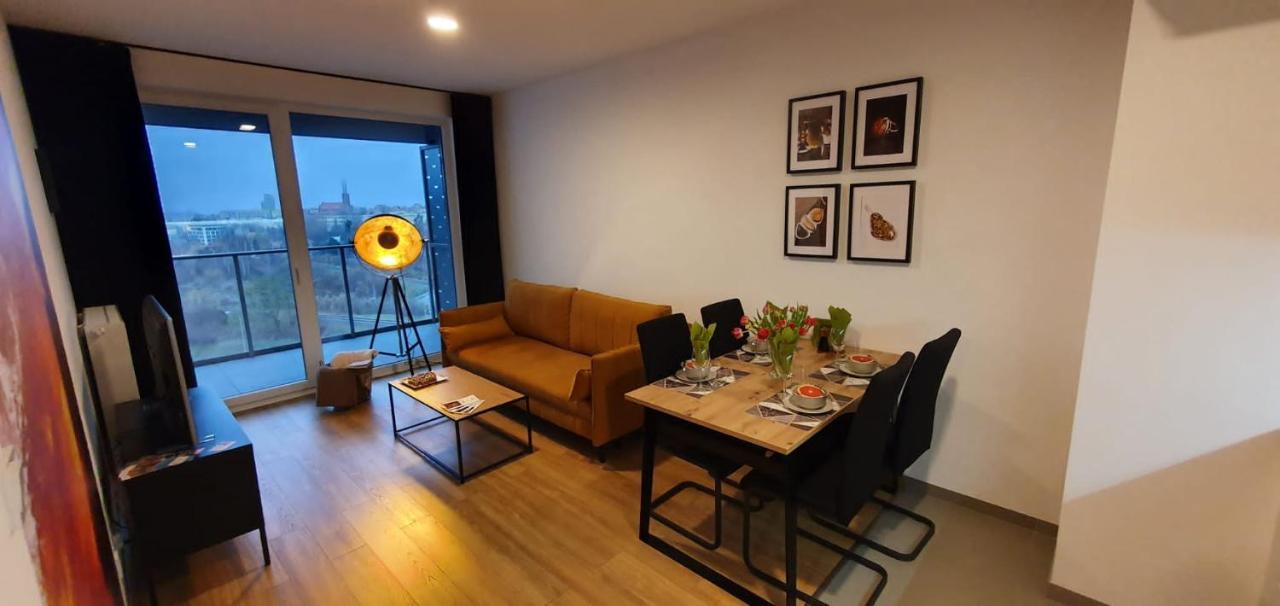 Apartament Bursztynowy Modern Tower Гдиня Екстер'єр фото